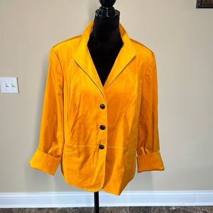 TALBOTS velvet blazer